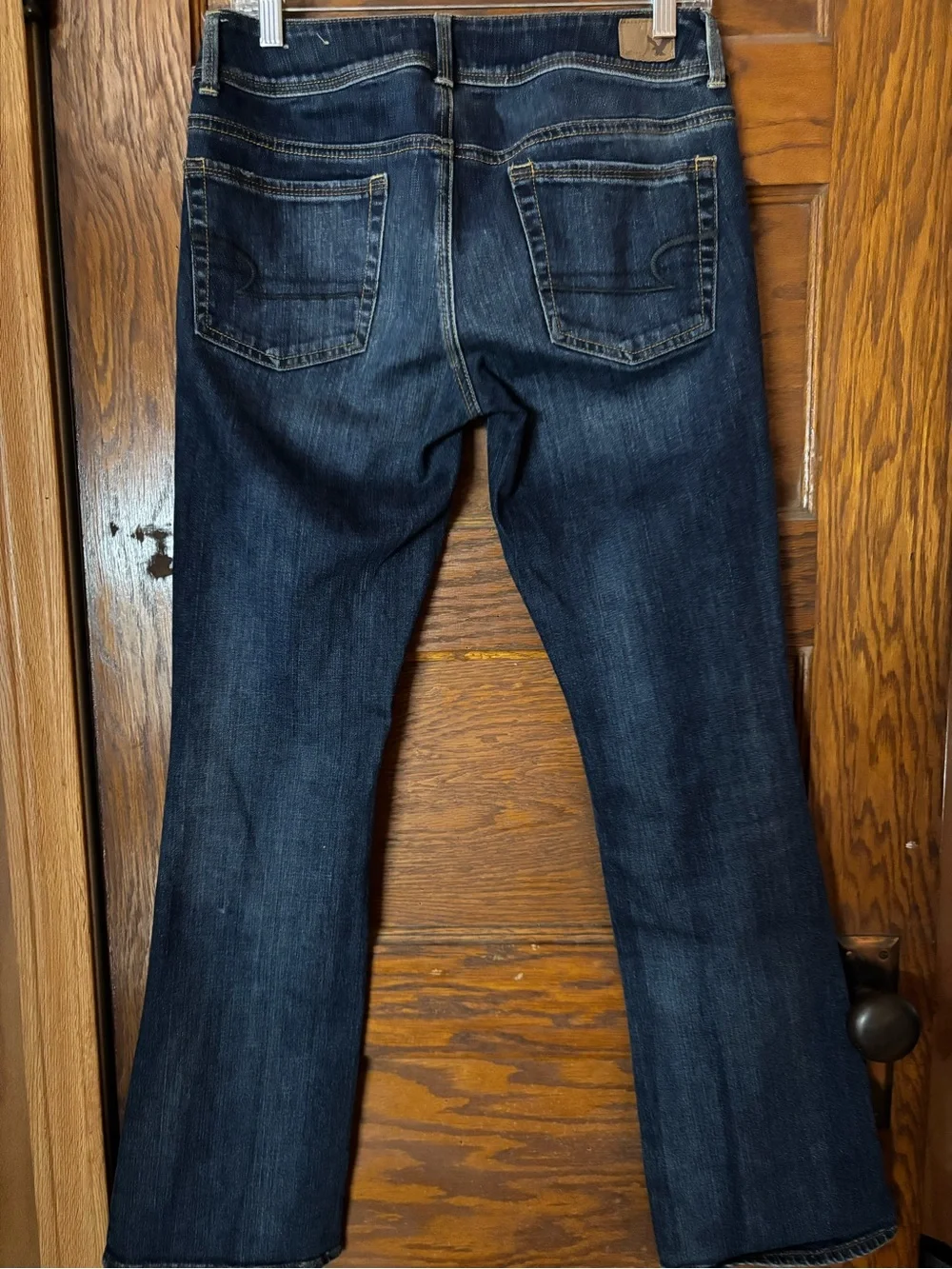 Y2K Lowrise American Eagle Dark Wash Bootcut Jeans - Picture 3 of 4